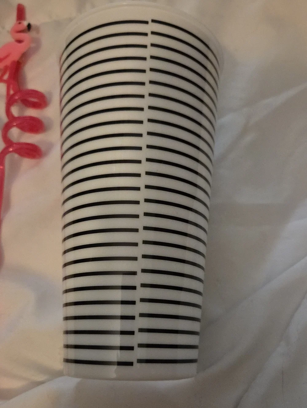 Pink Flamingo Party Cup with Flamingo Straw - Be Flamazing